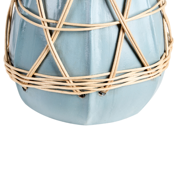Dekovase KAMERING Keramik 27 cm Blau
