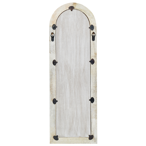 Wandspiegel SARRY 31 cm 91 cm Holz Weiß