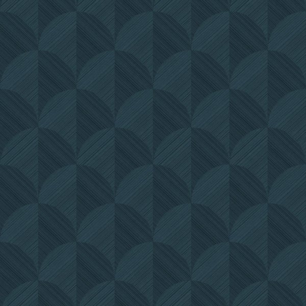 Origin Wallcoverings Tapete 3D Muster Dunkelblau - 50 x 900 cm - 347992