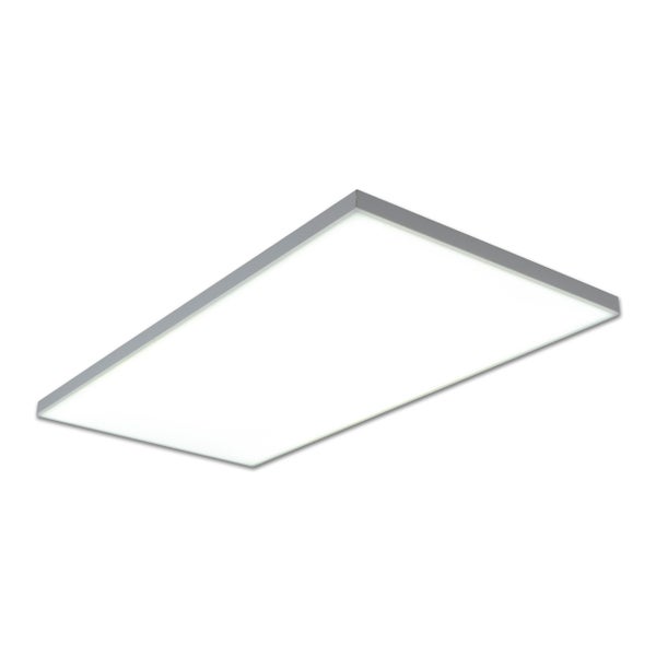 LED Panel-Deckenleuchte CARENTE Länge 59,5 cm, rahmenlos, viele Funktionen, aus Metall und Kunststoff, weiß, integrierte LEDs