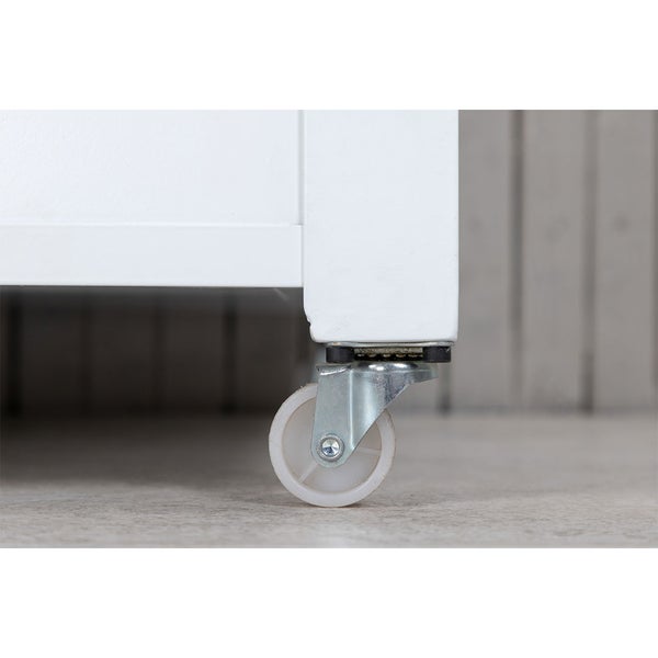 Gartenstuhl mit Kordelbespannung und Holzgestell