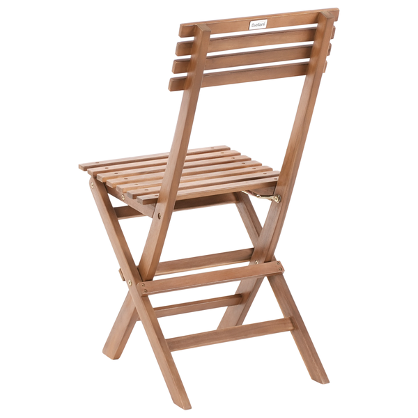 Bistro Set klappbar SOLAROLO zertifiziertes Akazienholz Braun