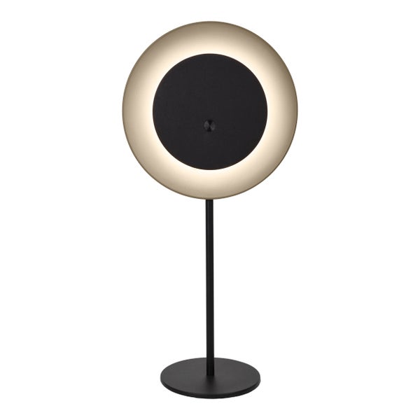 Tischleuchte mit kreisförmigem Lampenschirm