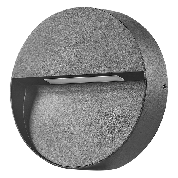 LED Außenwandleuchte 2er Set POMPTON Schwarz