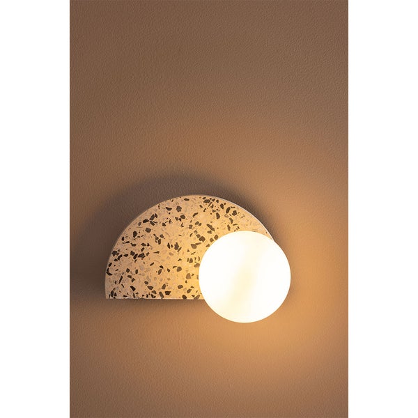Abbeville Beleuchtung Wandlampe 20x11x13cm Weiß. 11 X 20 X 13 cm