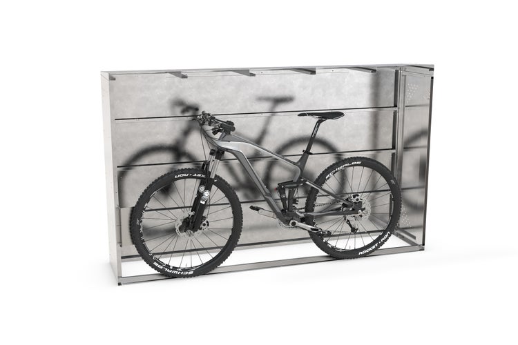 Fahrradgarage BikeBox 1 Basic AE ohne Seitenwand