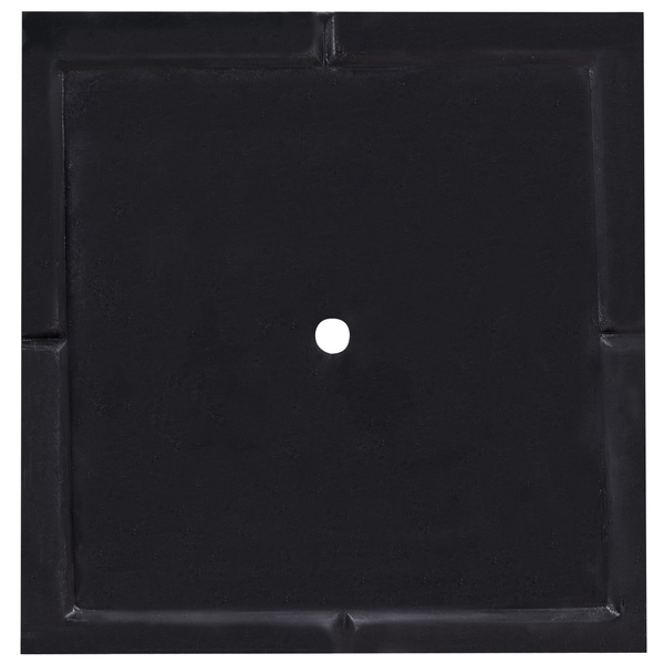 Blumenkübel PAROS 50 cm Schwarz