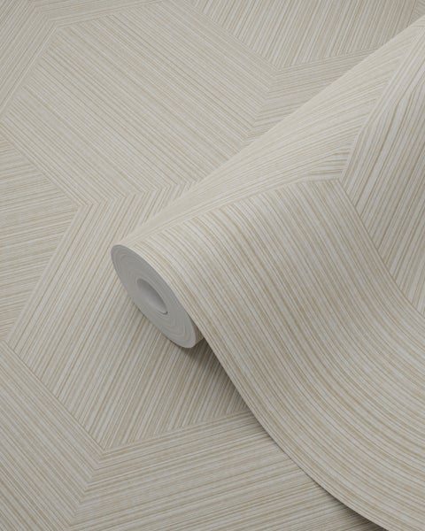 Origin Wallcoverings Tapete 3D-Muster Hellbeige - 50 x 900 cm - 347941