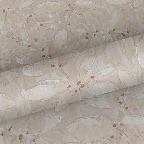 Sanders und Sanders Tapete gezeichnete Blätter Beige - 53 cm x 10,05 m - 640748