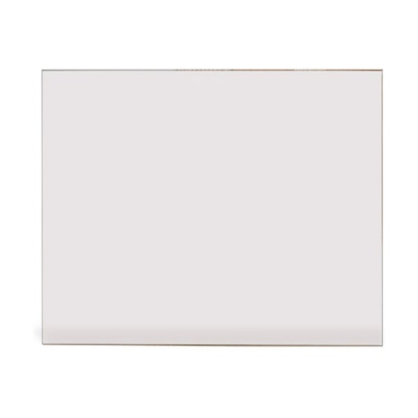 Rechteckige Glasscheibe oder transparente Platte mit glatten Kanten für Bau und Renovierung.