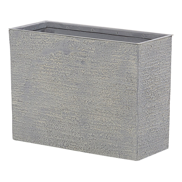 Blumenkübel EDESSA Stein 60 cm Grau
