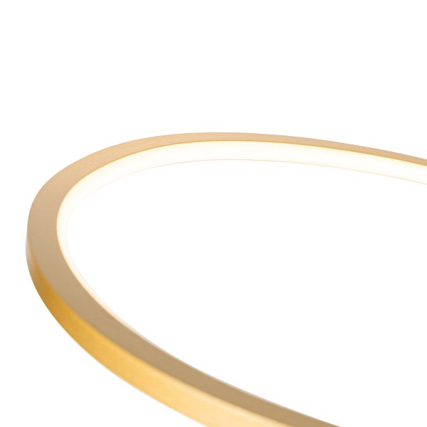 Design Hängelampe Gold 72 cm inkl. LED 3-stufig dimmbar - Rowan