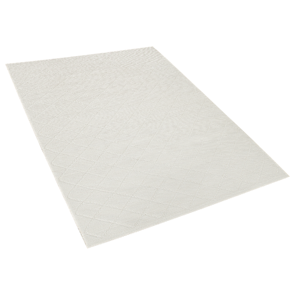 Teppich ELLEK Weiß 140 x 200 cm Wolle
