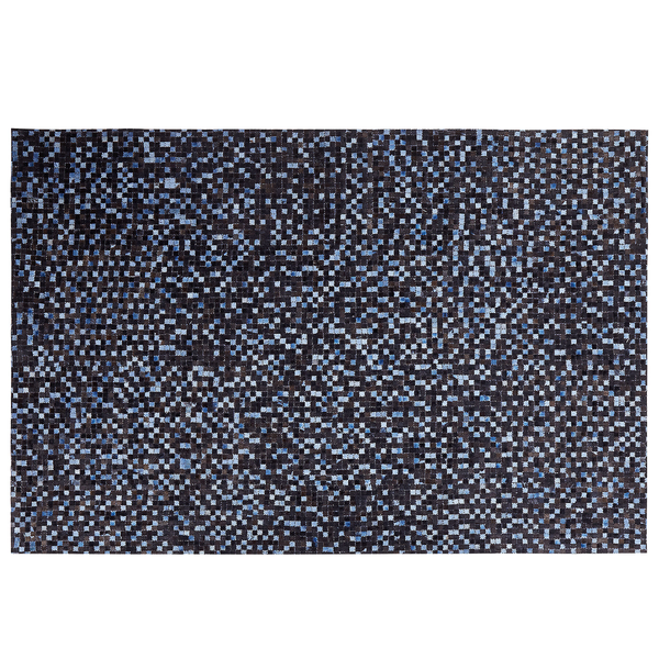 Teppich IKISU Dunkelbraun 140 x 200 cm Echtleder