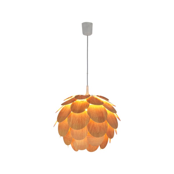 Hängeleuchte aus Holz