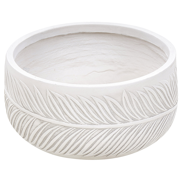 Blumenkübel FTERO 35 cm Cremeweiß