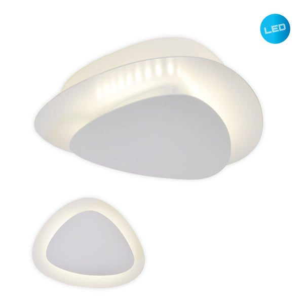LED Wand- und Deckenleuchte LISO weiß