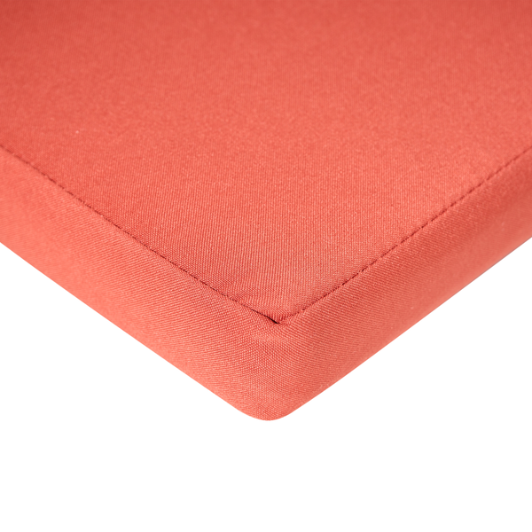 Set mit 2 Stühlen und Sitzkissen AMANTEA PREMIUM Akazienholz Rot