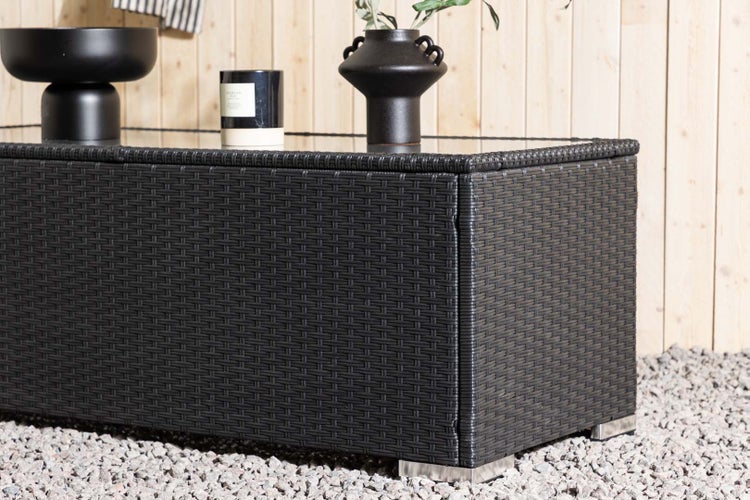 London Gartentisch 50x120cm schwarz. 50 X 120 X 45 cm