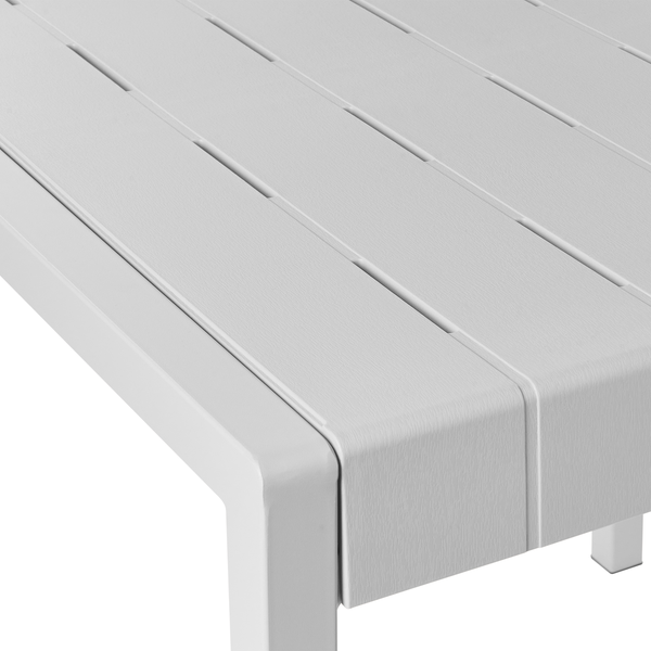 Gartentisch BARTICA 81 cm 84 cm Grau