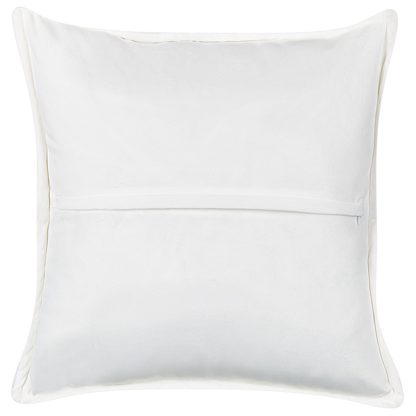 Dekokissen 2er Set SENECIA Bouclé 45 x 45 cm Cremeweiß Ohne Muster