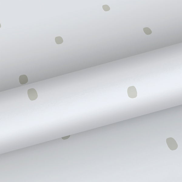 Sanders und Sanders Tapete Punkte Hellgrau und Weiß - 53 cm x 10.05 m - 640649