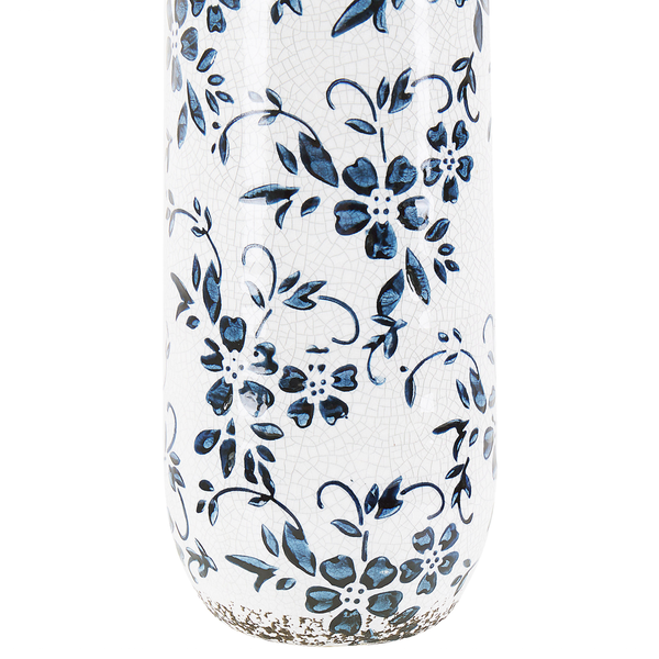 Blumenvase MULAI Steinzeug 35 cm Weiß
