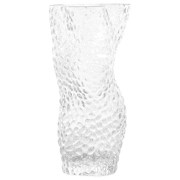 Blumenvase ELATOS Glas 23 cm Transparent