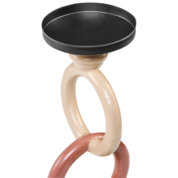 Kerzenständer mit Ringdesign und Ablagefläche