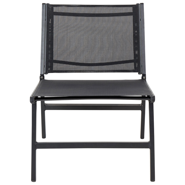 Gartenstuhl MARCEDDI Metall Schwarz