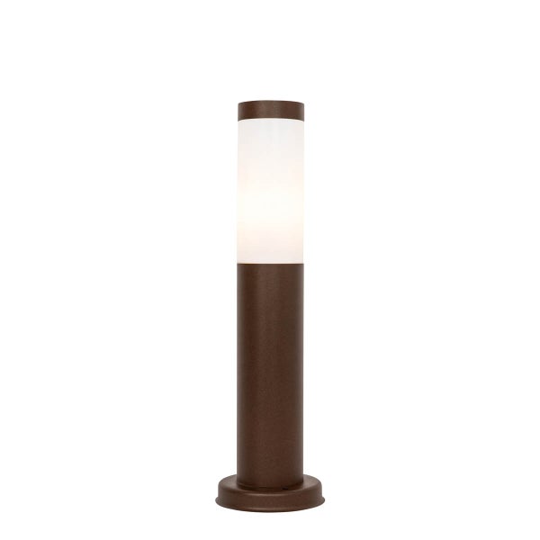 Außenlaterne rostbraun mit Opal 45 cm IP44 - Rox