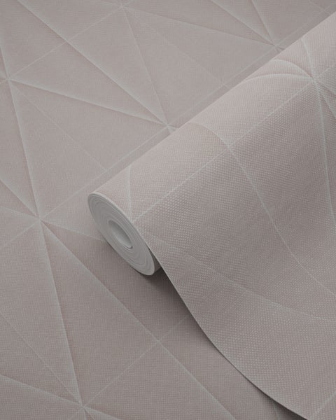 Origin Wallcoverings Tapete Origami-Muster Hellrosa - 53 cm x 10.05 m - 347856