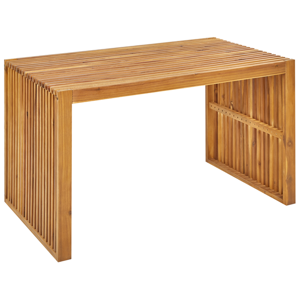 Gartenmöbel Set mit Bänken 4-Sitzer BELLANO Akazienholz Braun