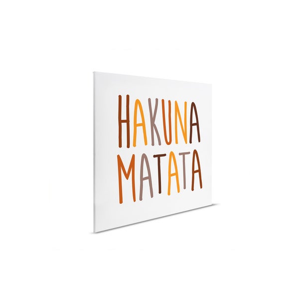 Leinwandbild mit dem Spruch Hakuna Matata