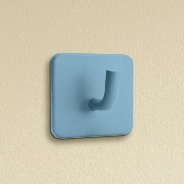 Quadratischer Wandhaken zur Selbstmontage an der Wand