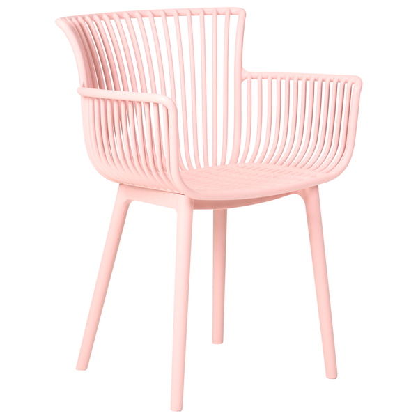 Stuhl mit Armlehnen aus Kunststoff