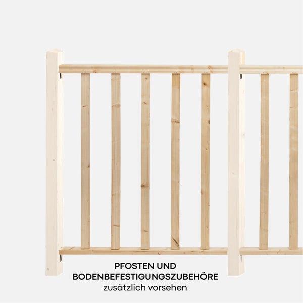 CITY - Füllungset für Holzgeländer 2m