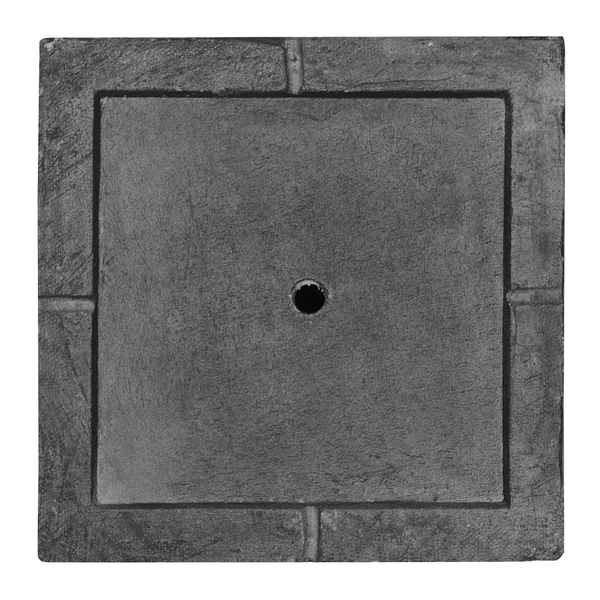 Blumenkübel PAROS 30 cm Schwarz