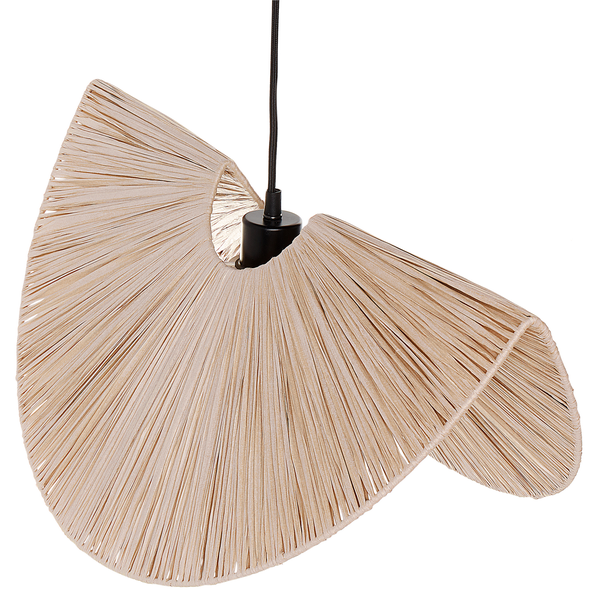 Hängeleuchte HERRON Papier Naturfarben