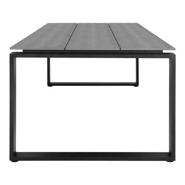 Denver Gartentisch 210 x 100 cm grau, schwarz. 210 X 100 X 75 cm