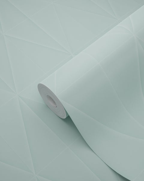 Origin Wallcoverings Tapete grafische Form Hellazurblau - 53 cm x 10.05 m - 347213
