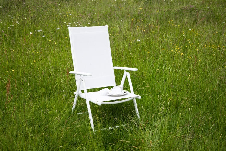 Break Gartenstuhl weiß. 2er Set