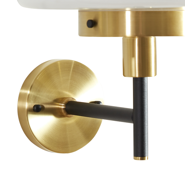 Wandlampe MINIJA Metall Schwarz