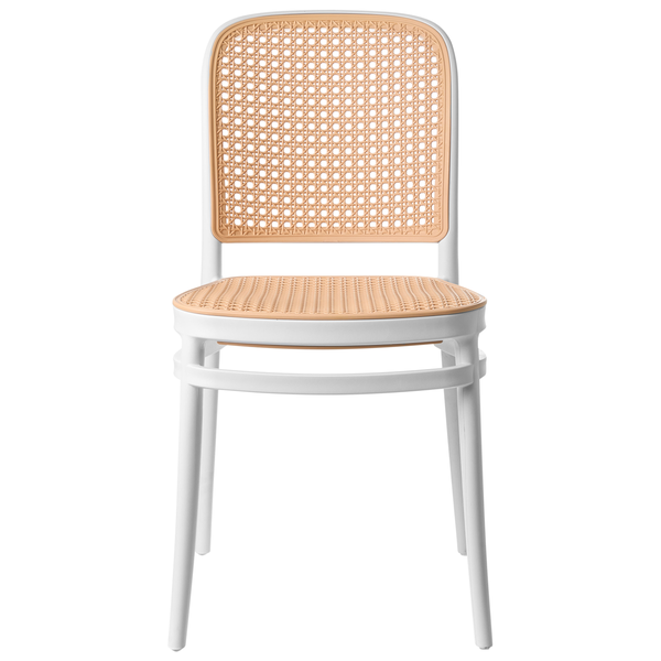 Esszimmerstuhl 4er Set PLOSE Weiß / Beige