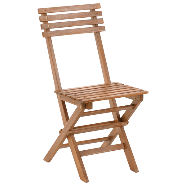 Bistro Set klappbar SOLAROLO zertifiziertes Akazienholz Braun
