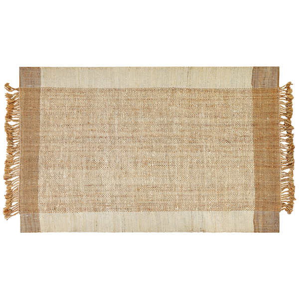 Teppich DEDEMLI Beige 160 x 230 cm Jute