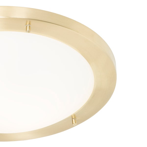 Moderne Deckenleuchte Gold 41 cm IP44 - Yuma
