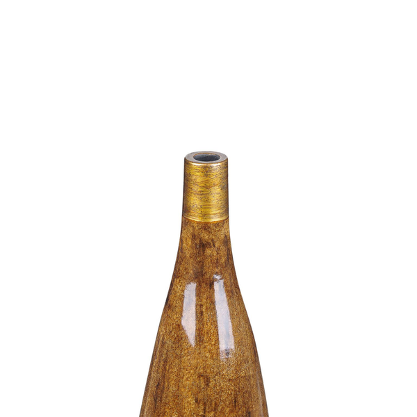 Blumenvase BURGOS Keramik 52 cm Braun