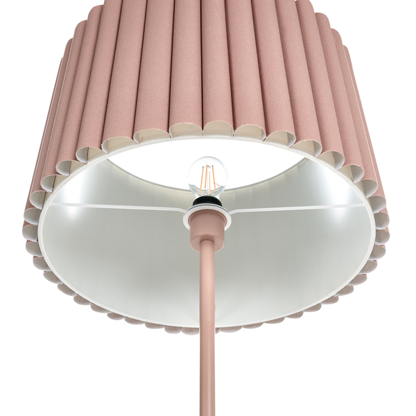 Stehlampe LOURENS Metall Hellbraun