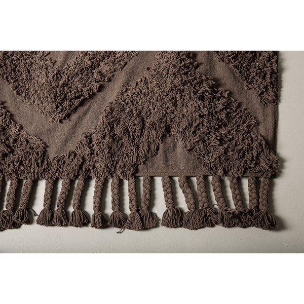 Hilma Teppich 350x250cm Braun. 250 X 350 X 2 cm